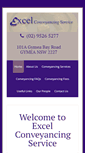 Mobile Screenshot of excelconveyancing.com.au